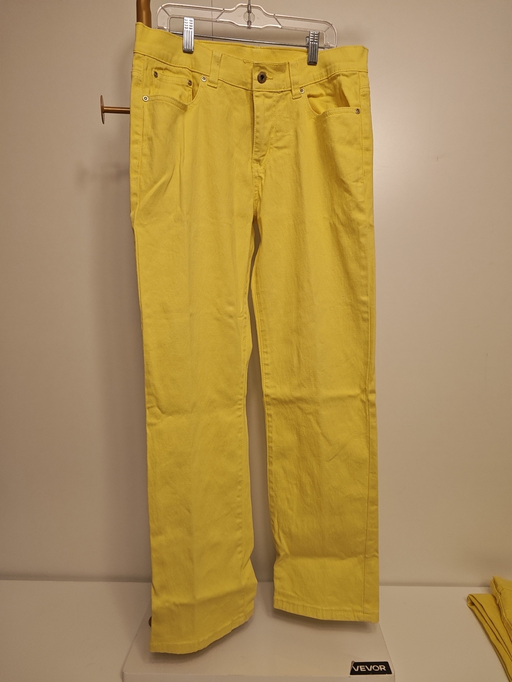 Diane Gilman Canary Yellow Boyfriend Jeans